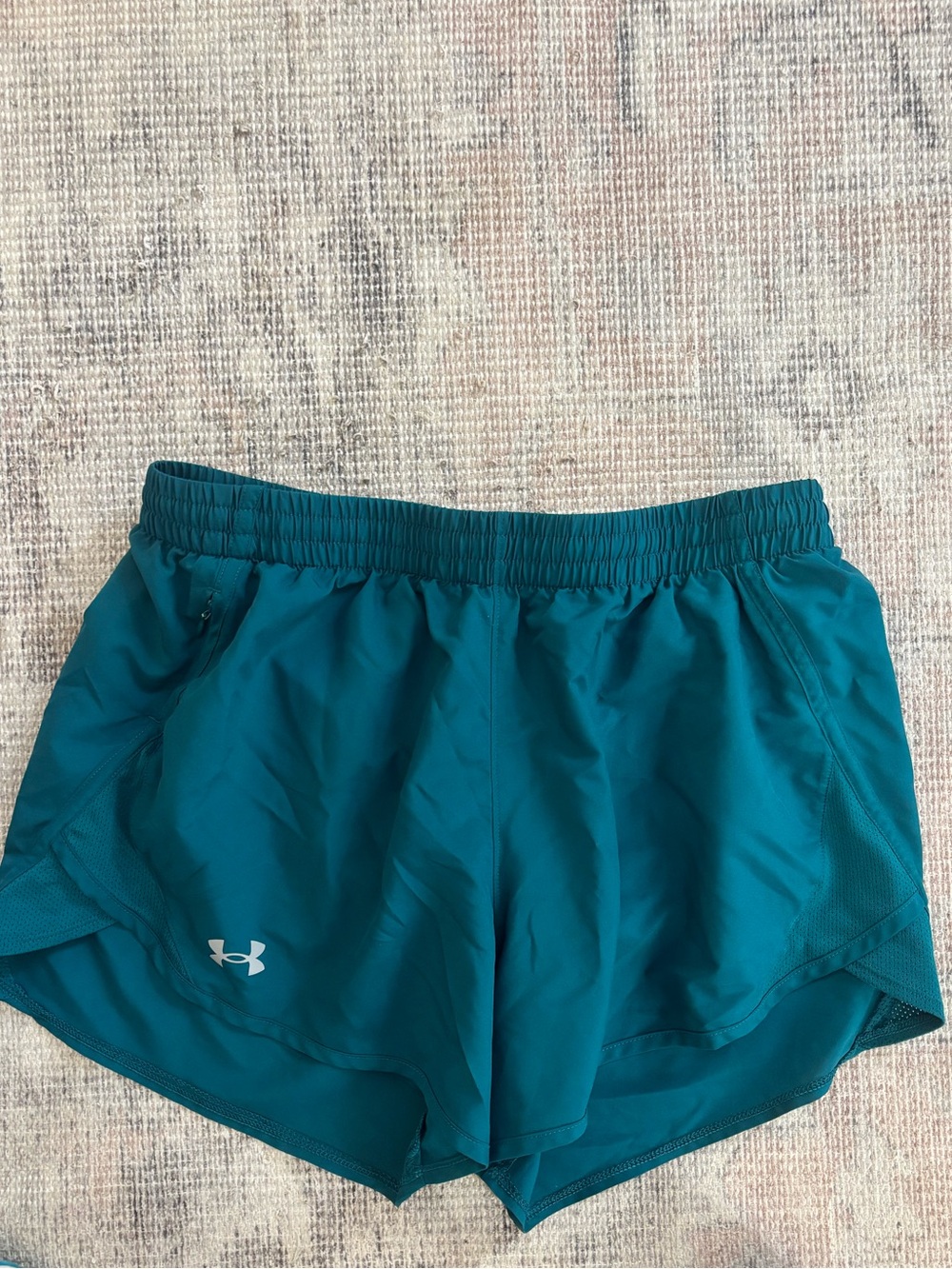 Under Armour Teal Blue Women's Athletic Running Shorts